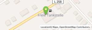 Position der Tankstelle T Anhausen