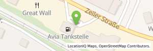 Position der Tankstelle AVIA Tankstelle