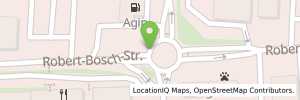 Position der Tankstelle LINDEN - ROBERT-BOSCH-STRASSE14