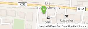 Position der Tankstelle Shell Kassel Wilhelmshoeher Allee 295