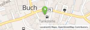 Position der Tankstelle Buch Ahorn