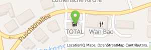 Position der Tankstelle TotalEnergies Gotha