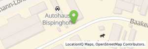 Position der Tankstelle Bispinghoff