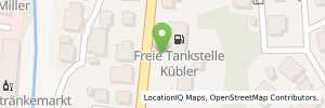 Position der Tankstelle Freie Tankstelle Hüttlingen