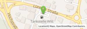 Position der Tankstelle Fricke