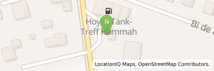 Position der Tankstelle Hammah