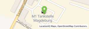 Position der Tankstelle M1 Magdeburg