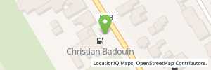 Position der Tankstelle Christian Badouin