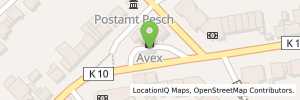 Position der Tankstelle AVEX Köln-Pesch
