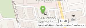 Position der Tankstelle Esso Tankstelle