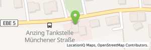 Position der Tankstelle Anzing Münchner Strasse 11