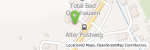 Position der Tankstelle TotalEnergies Bad Oeynhausen