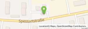 Position der Tankstelle Aschaffenburg Spessartstrasse 74