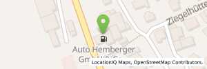 Position der Tankstelle Auto Hemberger GmbH&Co.KG