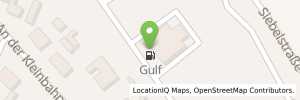 Position der Tankstelle Gulf Glesien
