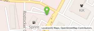 Position der Tankstelle JET GUESTROW ROSTOCKER CHAUSSEE 10