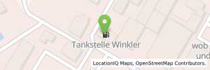Position der Tankstelle Winkler-Viernheim