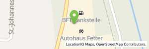 Position der Tankstelle Q1 Tankstelle