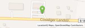 Position der Tankstelle SB Lutherstadt Wittenberg Coswiger Landstr. 37