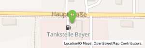 Position der Tankstelle Tankstelle Bayer