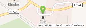 Position der Tankstelle Elan Bad Malente