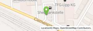 Position der Tankstelle Shell Eisenach Clemensstr. 11