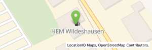 Position der Tankstelle Wildeshausen, Westring 28