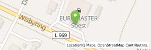 Position der Tankstelle Soest, Wisbyring 10