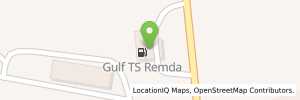 Position der Tankstelle Gulf Remda-Teichel