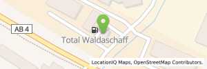 Position der Tankstelle TotalEnergies Waldaschaff