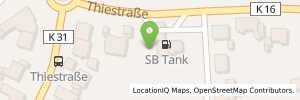 Position der Tankstelle Sb Haltern Thiestr. 6-8