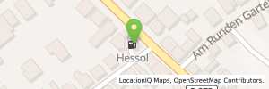 Position der Tankstelle Hessol