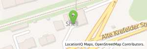 Position der Tankstelle Shell Krefeld Lange Str. 105