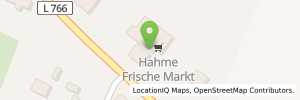 Position der Tankstelle Hahme frische Markt 