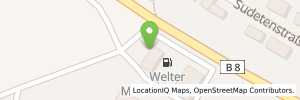 Position der Tankstelle Welter