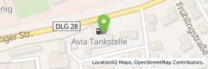 Position der Tankstelle AVIA Tankstelle