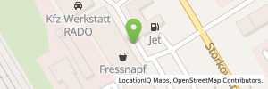 Position der Tankstelle JET BERLIN STORKOWER STR. 126-13