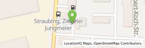 Position der Tankstelle Straubing Landshuter Strasse 101