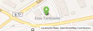 Position der Tankstelle Esso Tankstelle