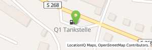 Position der Tankstelle Q1 Tankstelle