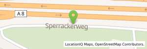 Position der Tankstelle BERGEN - HOCHFELLN-SUED - A8