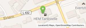 Position der Tankstelle Wuppertal, Einern 144