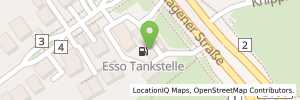 Position der Tankstelle Esso Tankstelle