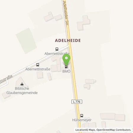 Standortübersicht der Tankstelle BMÖ Delmenhorst Adelheider Str. 266 in 27755 Delmenhorst