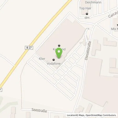 Standortübersicht der Tankstelle Tankstelle am Kaufland in 78073 Bad Dürrheim