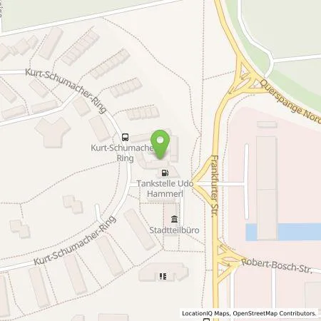 Standortübersicht der Tankstelle Eni in 63303 Dreieich