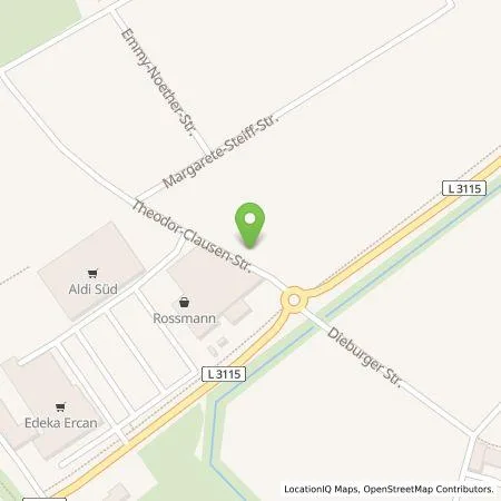 Standortübersicht der Tankstelle HEM in 64380 Roßdorf