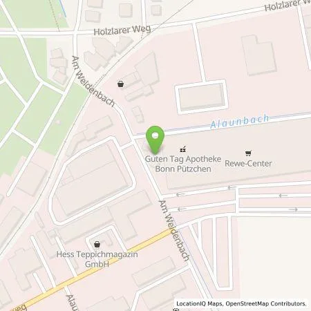 Standortübersicht der Tankstelle REWE-Tankstelle in 53229 Bonn