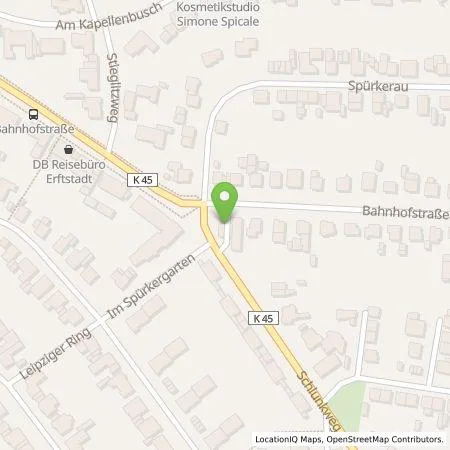 Standortübersicht der Tankstelle bft Liblar in 50374 Erftstadt