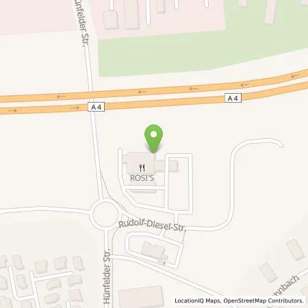 Standortübersicht der Tankstelle AH Bad Hersfeld in 36251 Bad Hersfeld